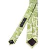 Sage Green Paisley Skinny Men's Tie