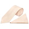 Plain Blush Classic Men's Tie and Pocket Square Set