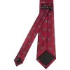 Slim Burgundy Zebra Men's Tie