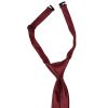 Pre Tied Burgundy Satin Boys Tie Age 4-7