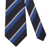 Navy with Royal Blue Stripe Classic Men's Tie