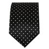 Black Polka Dot Skinny Boy's Tie and Pocket Square Set