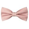 END OF SEASON STOCK Pre Tied Rose Gold Textured Silk Boys Bow Tie Age 4-7