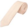 Plain Blush Satin Skinny Boys Tie