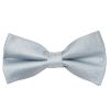 Pre Tied Light Blue Textured Silk Boys Bow Tie Age 4-7