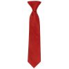 Pre Tied Scarlet Red Satin Boys Tie Age 4-7