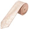 Light Peach Floral Skinny Boys Tie