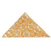 Gold Floral Silk Pocket Square