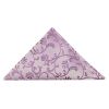 Lilac Floral Classic Men's Tie and Pocket Square Set