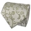 Dusty Sage Floral Classic Men's Tie and Pocket Square Set