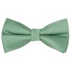 Pre Tied Plain Seagrass Satin Boys Bow Tie Age 8-11