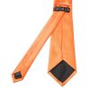 Plain Burnt Orange Satin Classic Men's Tie