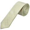 Plain Sage Green Silk Skinny Boys Tie and Pocket Square Set