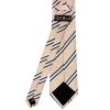 Pink Twin Stripe Classic Men's Tie and Pocket Square Set