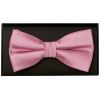 Plain Dusty Pink Hand Made Mens Bow Tie