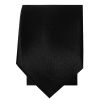 Plain Black Satin Skinny Boys Tie