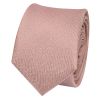 Plain Rose Gold Silk Skinny Boys Tie
