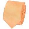 Plain Peach Satin Boys Tie