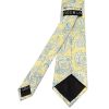 Yellow and Blue Paisley Classic Men's Tie