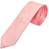 Plain Blush Rose Boys Satin Skinny Tie and Pocket Square Set