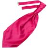 Plain Cerise Pink Satin Men's Cravat Tie