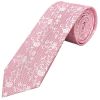 Pink and White Floral Classic Men's Tie