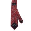 Burgundy Paisley Classic Men's Silk Tie