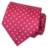 Pink Spot Silk Classic Men's Tie