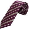 Purple Stripe Classic Men's Silk Tie