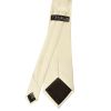 Plain Ivory Satin Classic Men's Tie