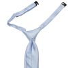 Pre Tied Dusty Blue Satin Boys Tie Age 4-7