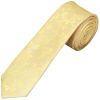 END OF SEASON STOCK Gold Floral Skinny Men's Tie