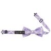 Pre Tied Lilac Paisley Boys Bow Tie Age 4-7