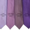 Pre Tied Lilac Satin Boys Tie and Pocket Square Set Age 4-7