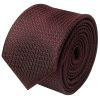 Burgundy Textured Skinny Tie 