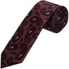 Burgundy Mini Paisley Classic Men's Silk Tie