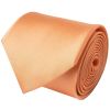 Plain Peach Satin Silk Classic Men's Tie