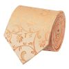 Peach Floral Classic Men's Tie