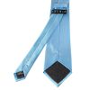 END OF SEASON Plain Sky Blue Satin Classic Men's Tie
