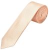 Light Peach Diamond Skinny Men's Tie