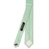 Plain Green Textured Silk Skinny Men's Tie and Pocket Square Set