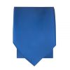 Plain Electric Blue Satin Skinny Boys Tie