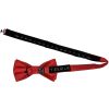 Scarlet Red Handmade Mens Bow Tie