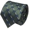 Slim Olive Check Plaid Men's Tie