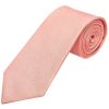 Plain Salmon Peach Silk Classic Men's Tie