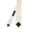 Ivory Paisley Skinny Men's Tie and Pocket Square Set
