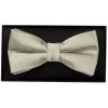 Plain Dusty Sage Satin Handmade Mens Bow Tie and Pocket Square Set