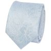 Blue Flower Skinny Men's Tie and Pocket Square Set