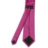 Plain Fuchsia Pink Satin Classic Men's Tie
