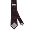Burgundy Mini Paisley Classic Men's Silk Tie
